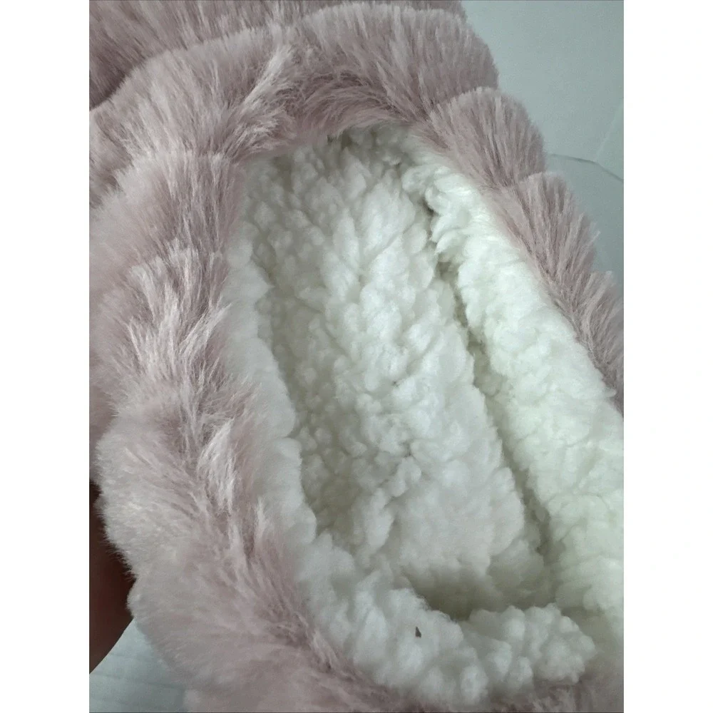 Auden Faux Fur Slipper Socks Light Pink‎ 0766